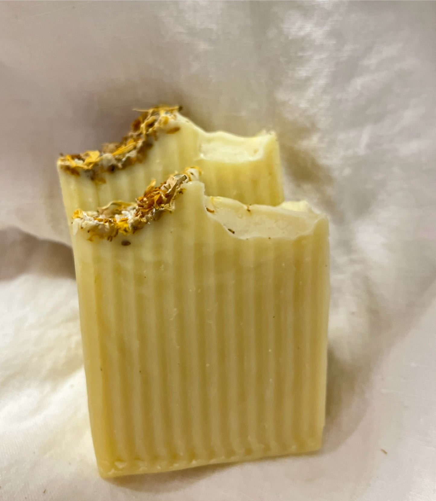 Calendula and Chamomile Soap (Unscented) - For sensitive, baby, and acne-prone skin