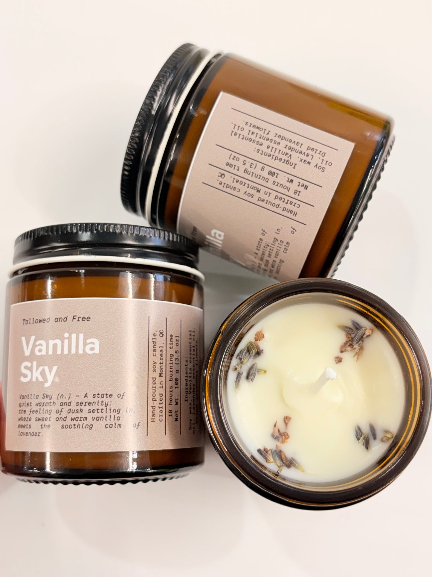 Vanilla Sky (soy wax candle with essential oils)