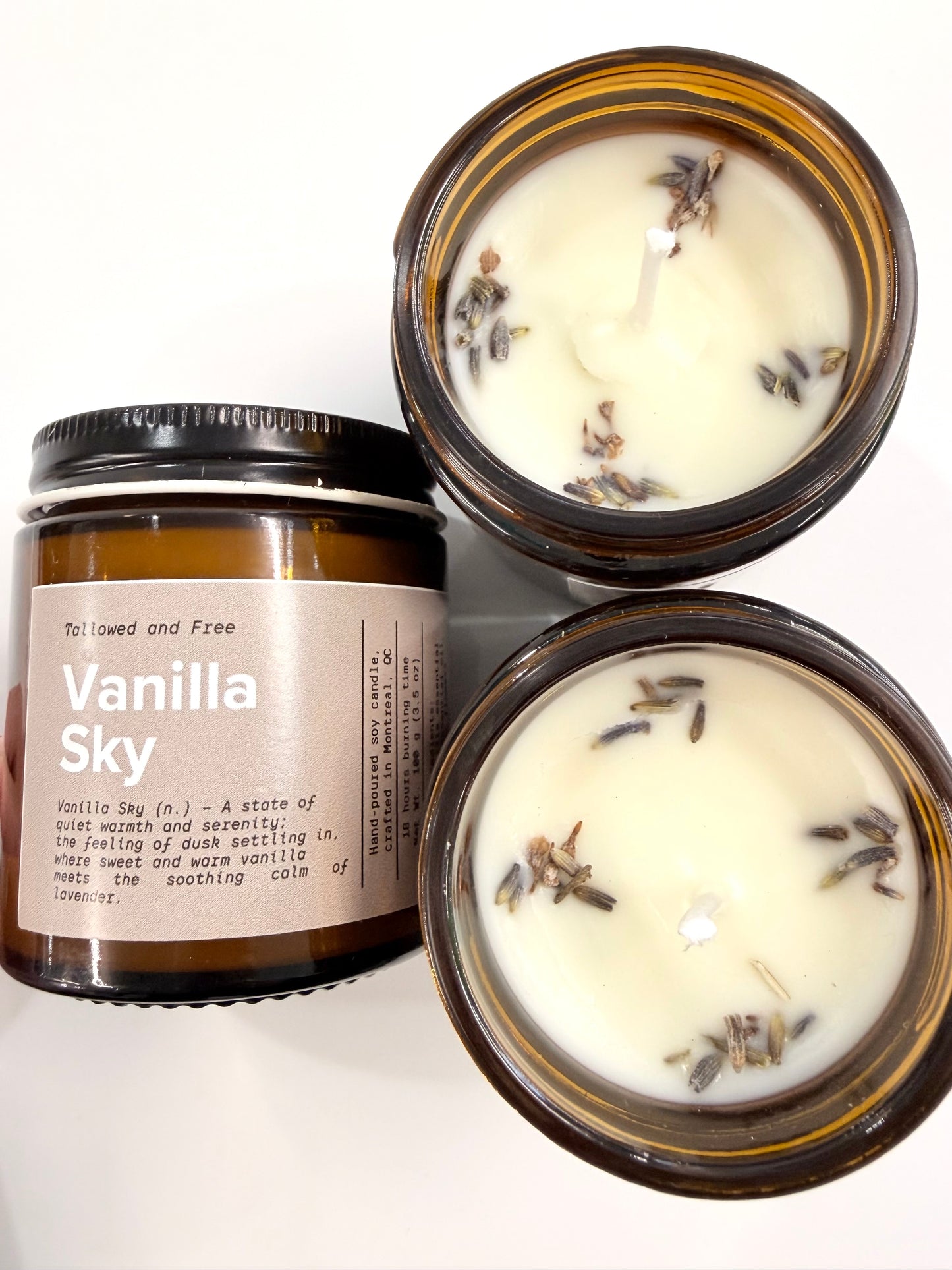 Vanilla Sky (soy wax candle with essential oils)