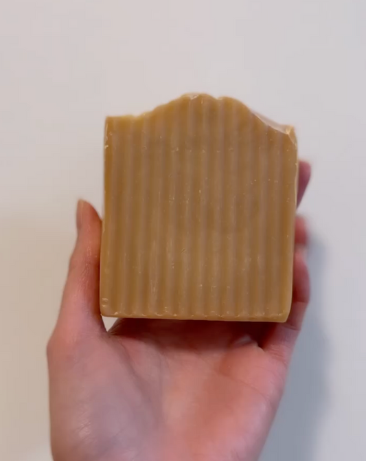 The Shampoo Bar (Made with Tallow, Moroccan Clay, Castor Oil, and Argan Oil) - Voluminous and Strong Hair, and Nourished Scalp.